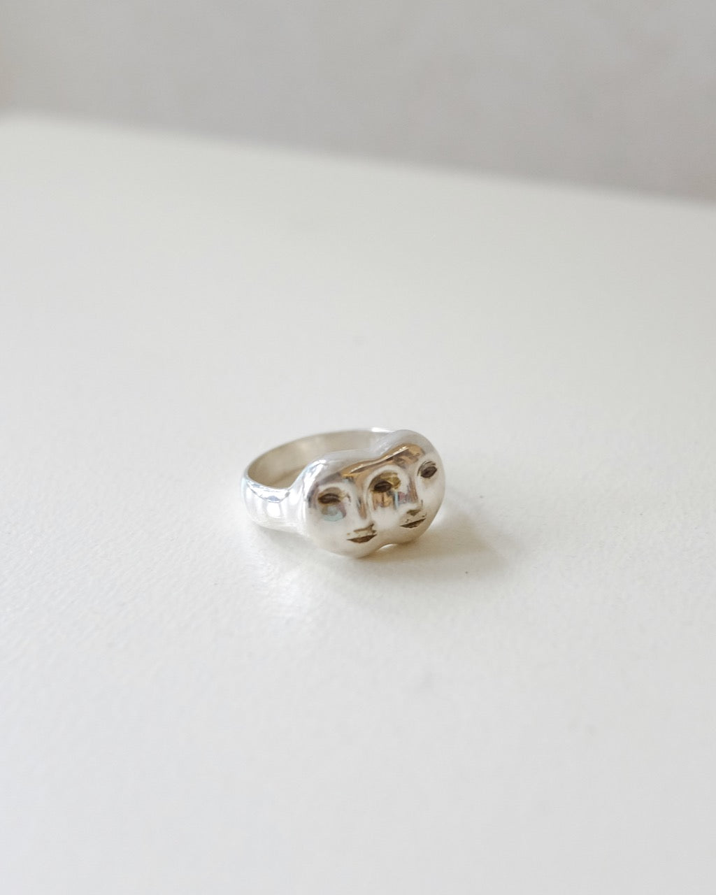 Janus Ring, Sterling Silver