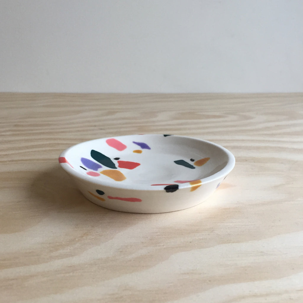 Terrazzo Dish, Poppy