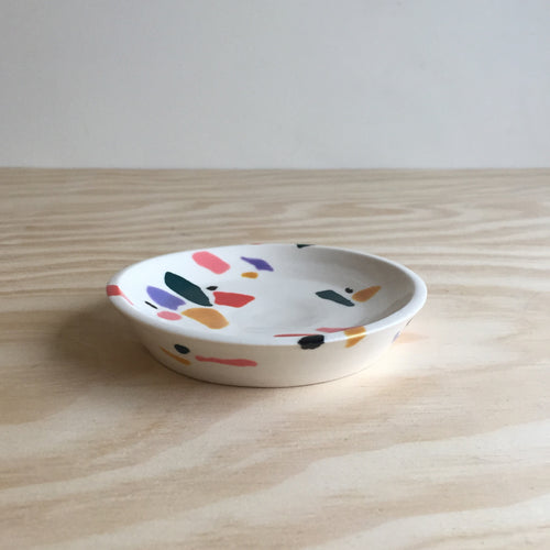 Terrazzo Dish, Poppy
