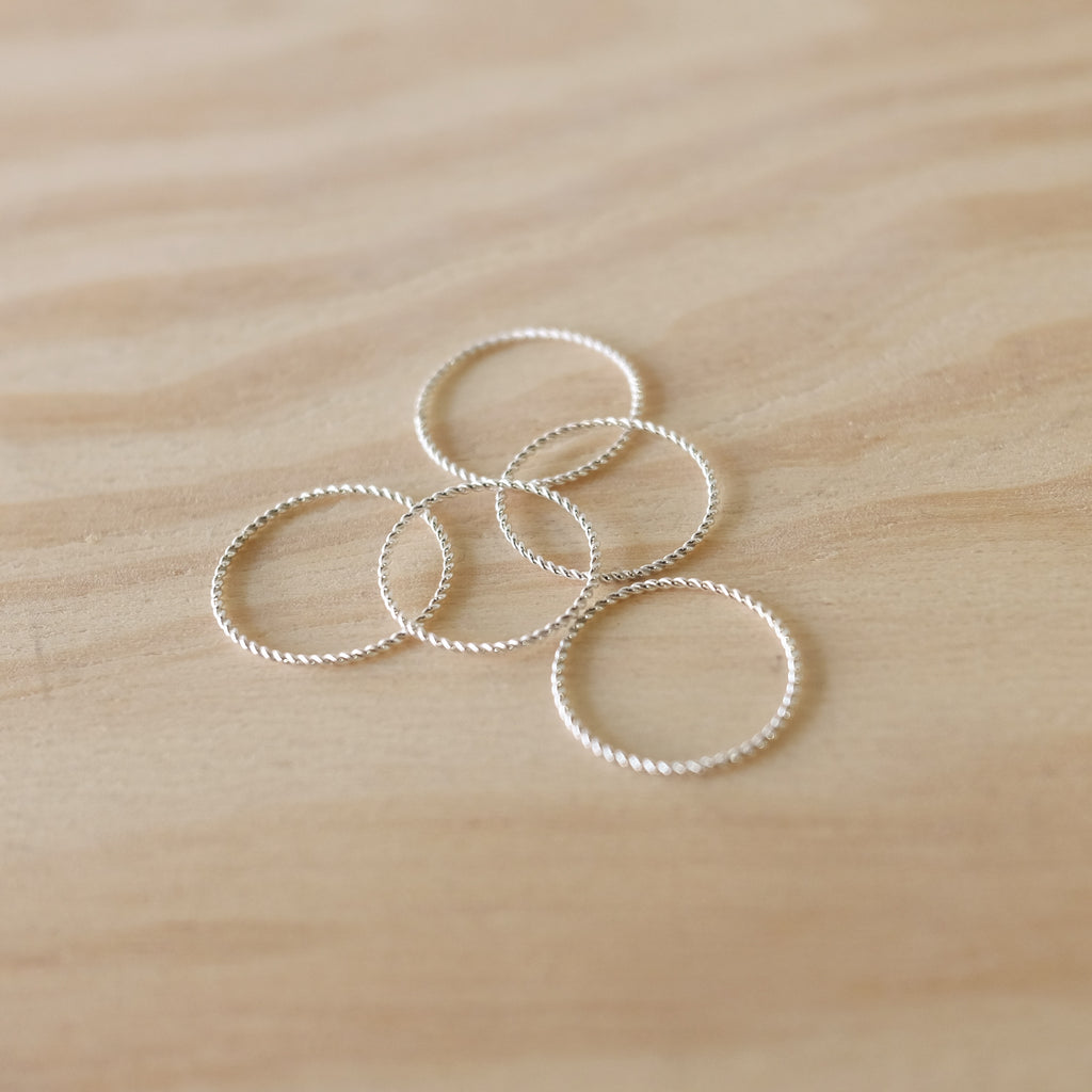 Twist Ring, Sterling Silver