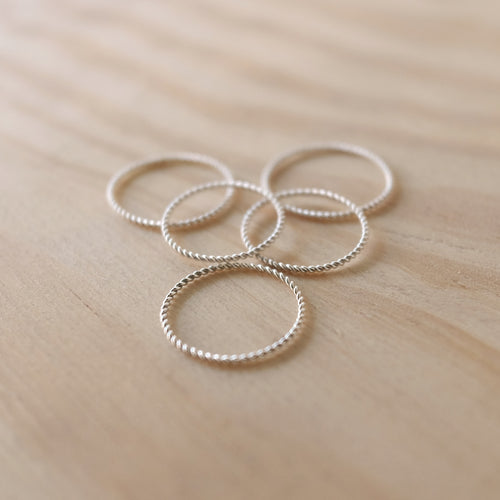 Twist Ring, Sterling Silver