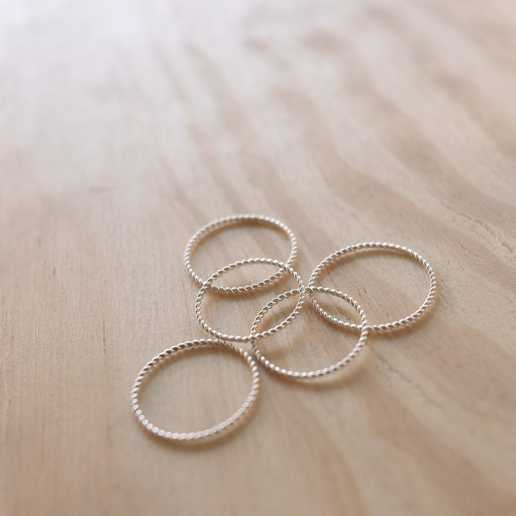 Twist Ring, Sterling Silver