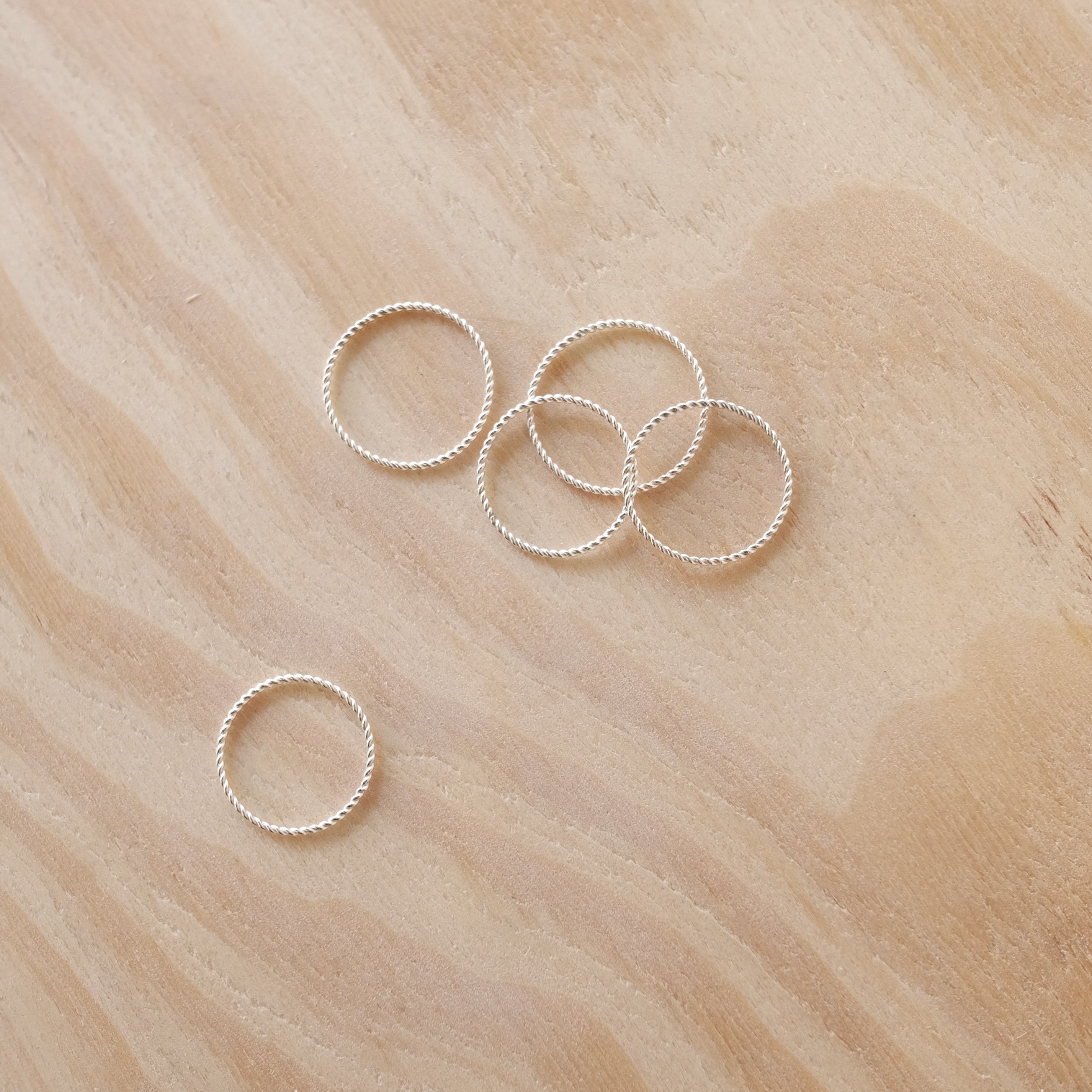 Twist Ring, Sterling Silver