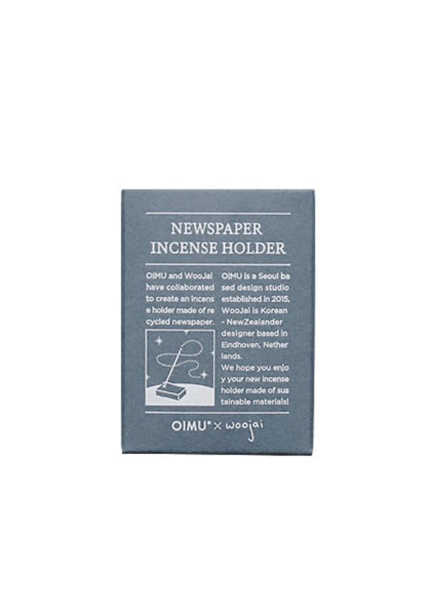 Newspaper Incense Holder