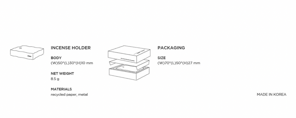 Newspaper Incense Holder