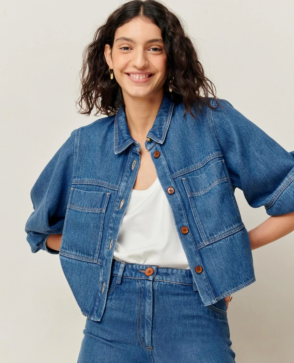 Leone Overshirt, Denim
