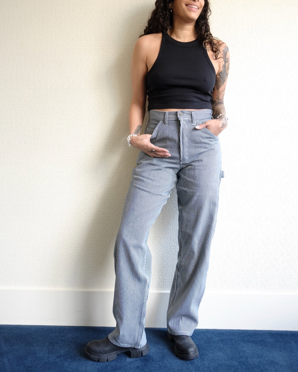 Stan Ray Painter Pant, Hickory Stripe