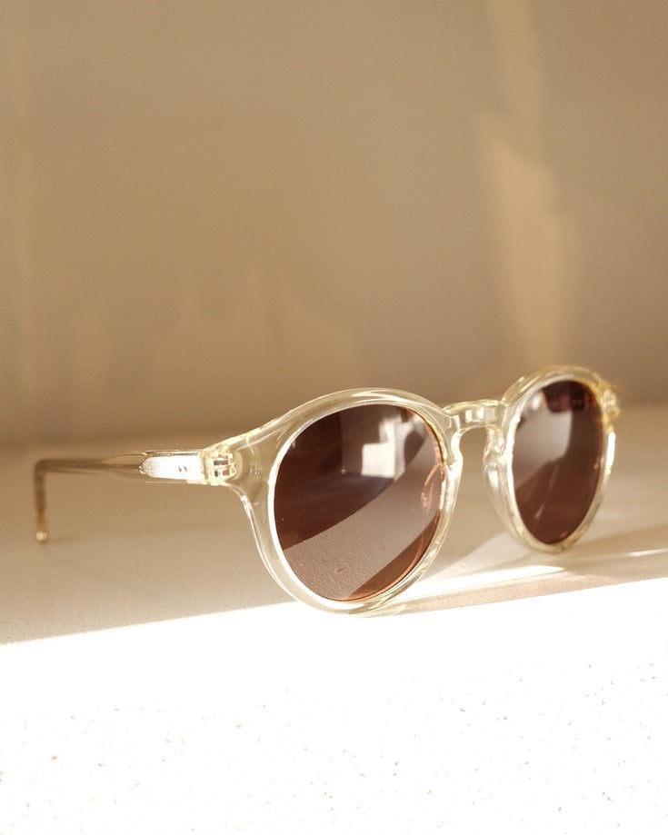 Zinedine Sunglasses, Melted Butter